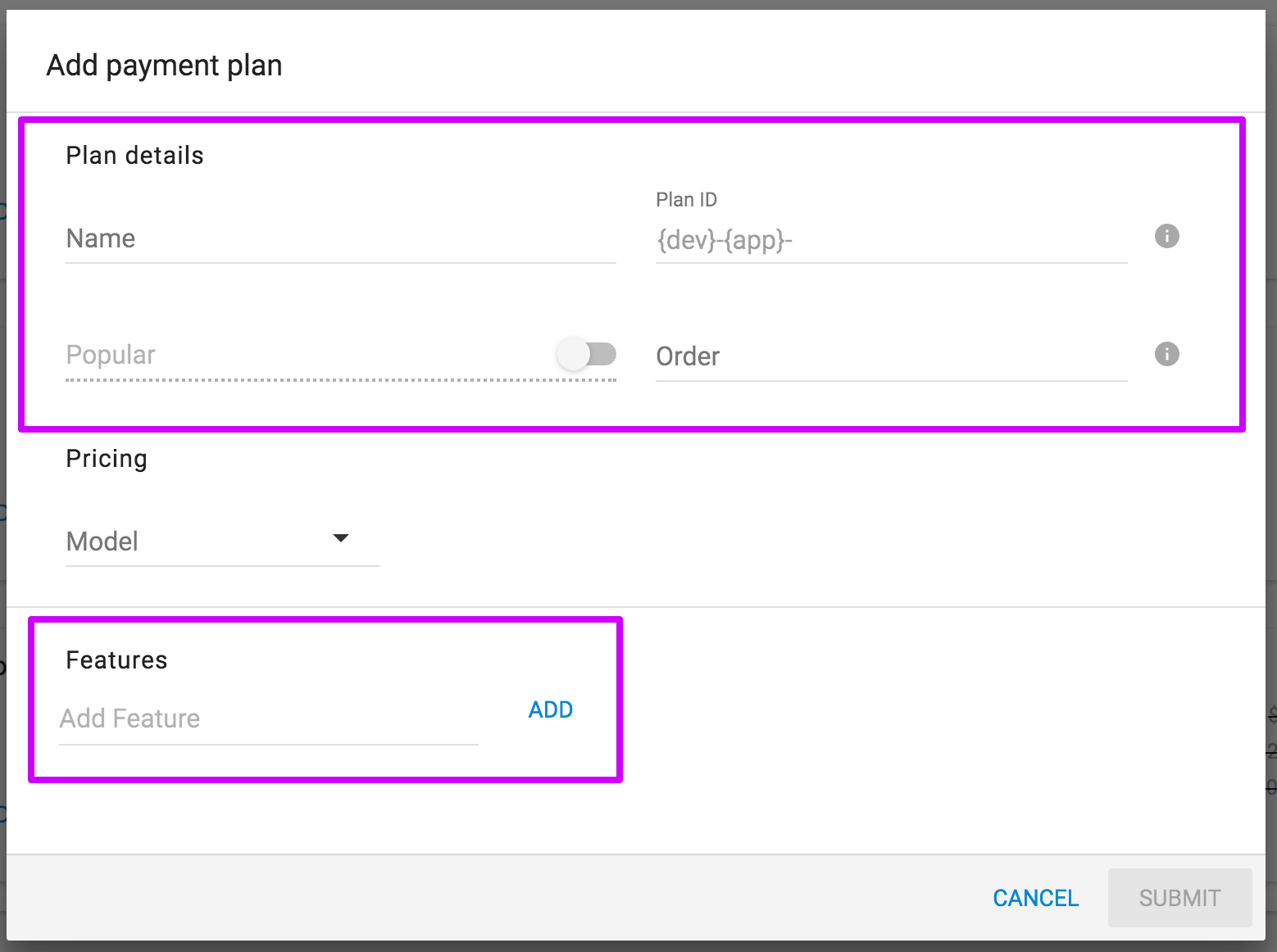 Basic Plan Info